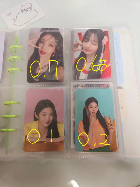 Selling Ive photo cards as a set.