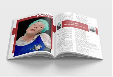 G-Dragon high-quality photobook pictorial 80 pages