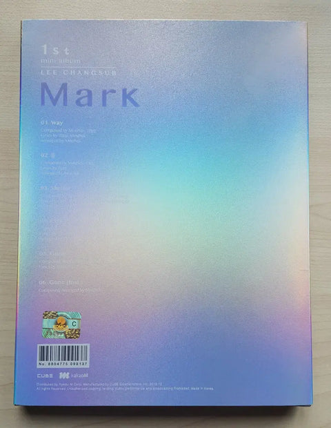 Lee Changsub 1st Mini Album "Mark" - Bulk Sale