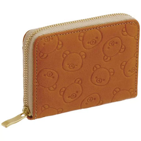 Rilakkuma Store Limited Wallet Pattern Card Pouch Coin Half Leather Folding Japan
