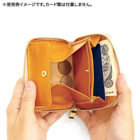Rilakkuma Store Limited Wallet Pattern Card Pouch Coin Half Leather Folding Japan