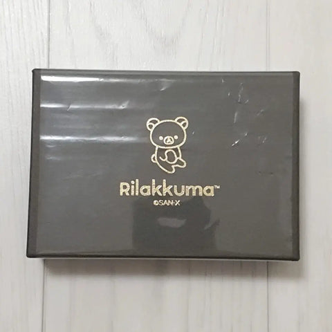 Rilakkuma Store Limited Wallet Pattern Card Pouch Coin Half Leather Folding Japan