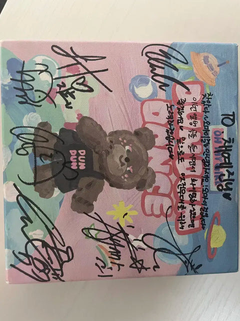 Oh My Girl Dun Dun Dance Signed Album with Handwritten Signatures from All Members