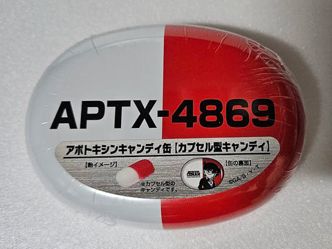 Unopened) Detective Conan APTX 4869 Candy Can Tin Case Official Goods