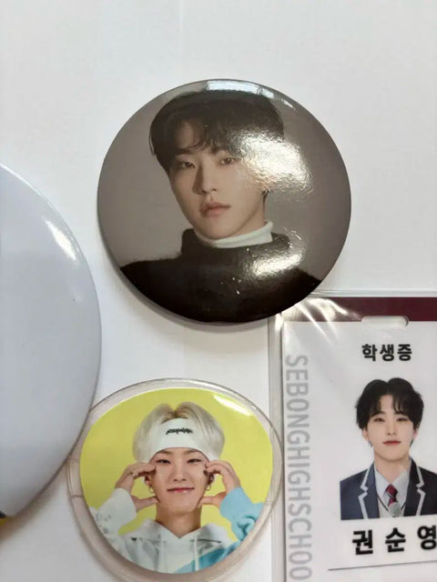 Seventeen Caratland Incomplete Can Badge Pin Badge Bulk Transfer