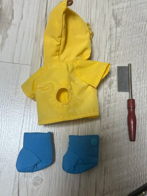 Teddy Tales XS Raincoat Doll Clothes + Comb