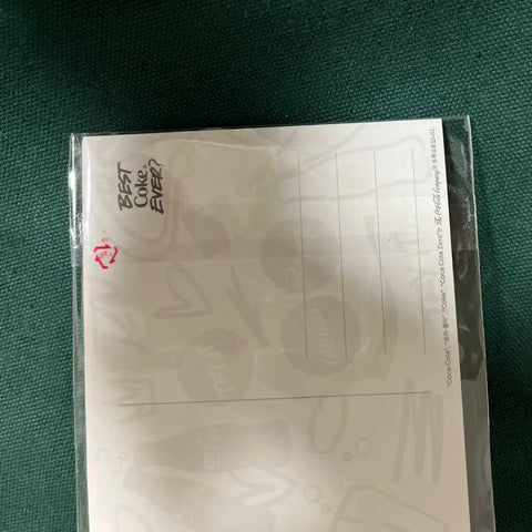 V Taehyung Coca-Cola Postcard Unopened