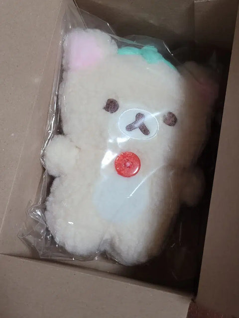 Korilakkuma Strawberry Bobbly Pouch Doll