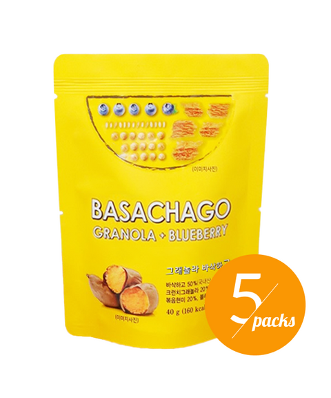 The More Food - Granola Basakhago baked sweet potato chip with Blueberry 40g