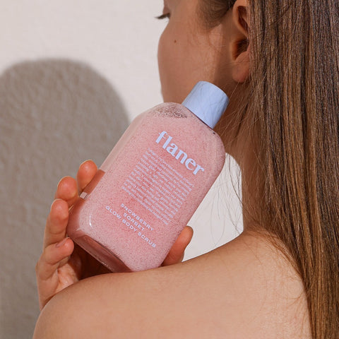 [✈️KOREA] Flaner - Snowberry Sorbet Glow Body Scrub SNOWBERRY SORBET GLOW BODY SCRUB