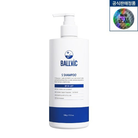 [✈️KOREA] Bolvic - S Shampoo 500g Skincare Solution Hair Loss Care