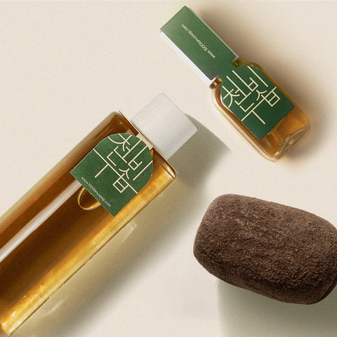 [✈️KOREA] 1000binusoap - Foundation Care Set (cleansing soap pack 100g, Essence 260ml, Serum Ampoule 30ml)