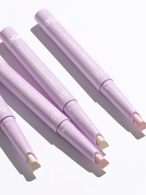 [✈️KOREA] Daiso - Tue Eddit by LUNA Contouring Highlighter Multi Stick (02 Pink Light)
