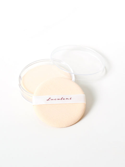 [✈️KOREA] Daiso - NR Round Puff 2pcs with Case