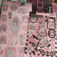 Domiworld Discontinued Stickers Savage Angel Magenta Devil Pink Killer etc.