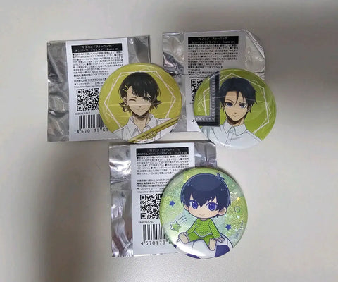 Blue Lock Pajama, Frame Version Yoichi Isagi, Bachira Meguru Can Badge for Sale