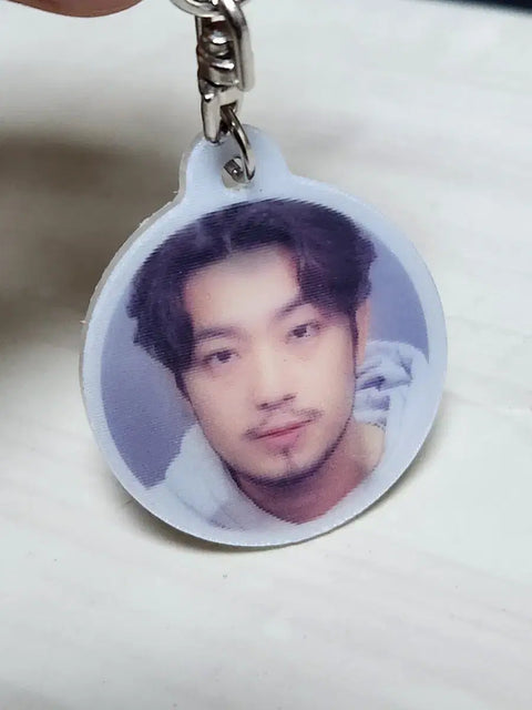 Calm Man Young Man + Zero Two Keychain
