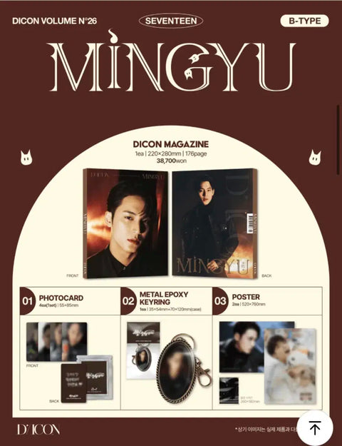 Seventeen Mingyu DICON B version Unopened
