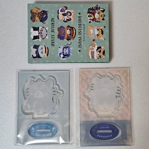Unopened/Bundle) Golden Kamuy Golden Card Kiroranke Animal Pose Mini Acrylic Stand