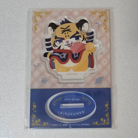 Unopened/Bundle) Golden Kamuy Golden Card Kiroranke Animal Pose Mini Acrylic Stand