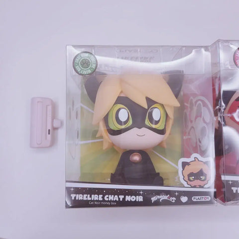 Free Shipping Ladybug Black Cat Plastoy Piggy Bank Figure Unopened