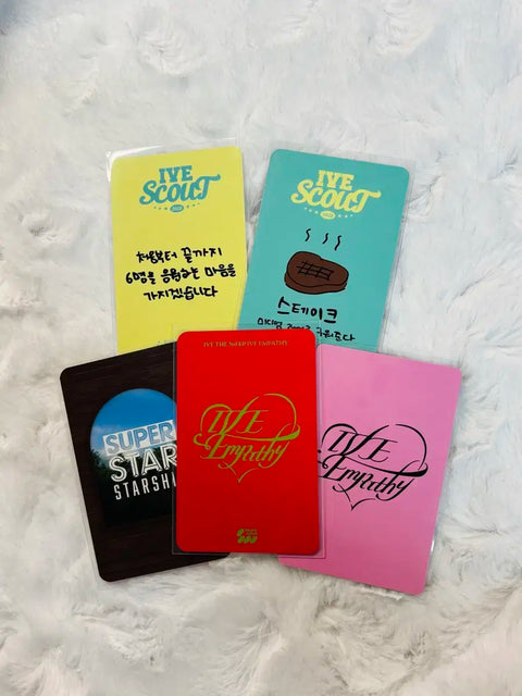 IVE Wonyoung Jang Wonyoung Fan Concert Dive Zone Days 1 & 2 Soundwave Lucky Draw Album Photocards Shipping Bundle