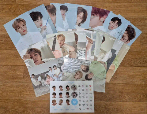 NCT 127 Season's Greetings + Summer Kit A4 size focused bulk transfer