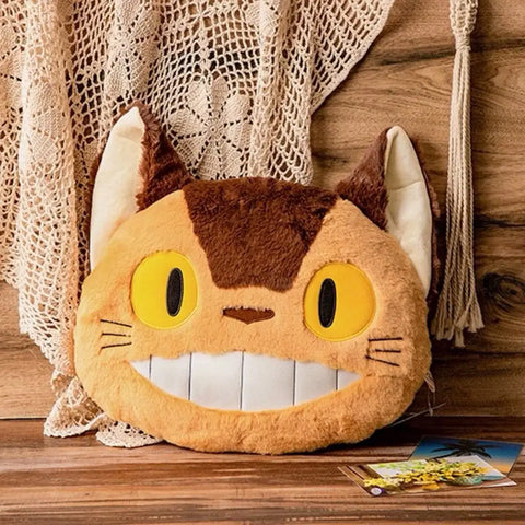 My Neighbor Totoro Catbus Face Cushion Studio Ghibli