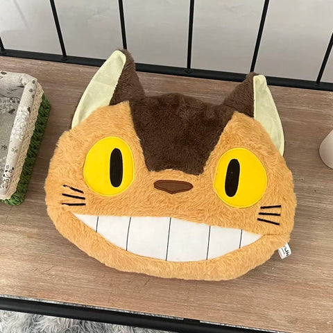 My Neighbor Totoro Catbus Face Cushion Studio Ghibli