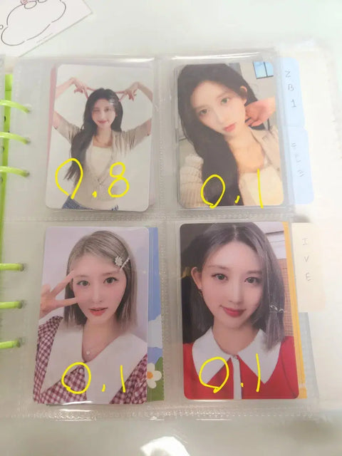 Selling Ive photo cards as a set.