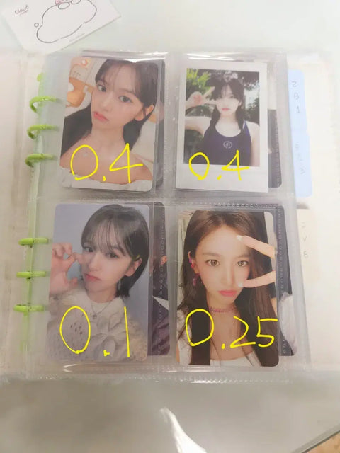 Selling Ive photo cards as a set.