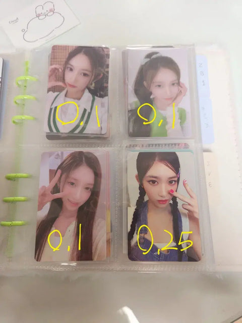 Selling Ive photo cards as a set.