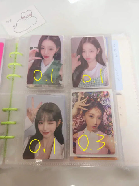 Selling Ive photo cards as a set.