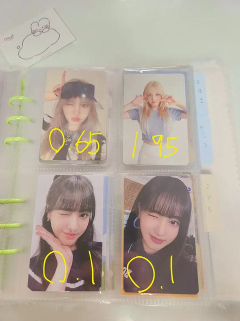 Selling Ive photo cards as a set.