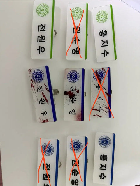 Seventeen name tag