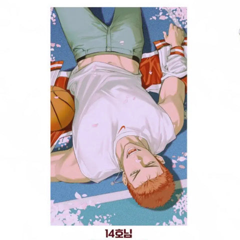 Slam Dunk Kang Baek-ho Birthday Cafe Chiffon Poster