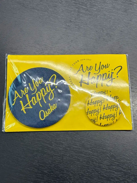 Arashi concert goods badge sale