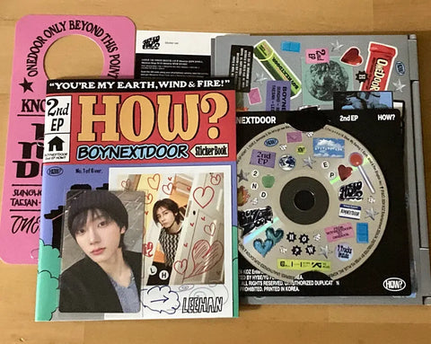 BONEDO how sticker version album full set including photocard