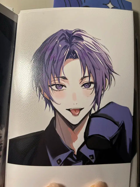 Blue Lock Nagi Leo Melo's unofficial photocard from print box.