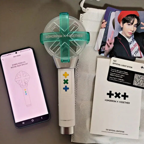TXT MOA BONG Light Stick + 5 Photocards Set