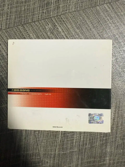 Bigbang Fila Album Limited Edition