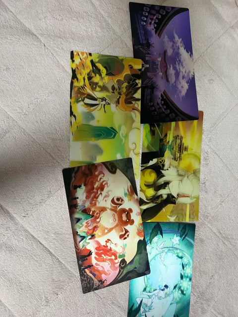 Hoyoverse Genshin Impact Hologram Illustration Card? Background Goods