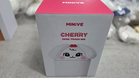 Minive Desk Trash Bin Cherry 2025 Ive Minive Pop-up