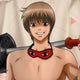 Gintama Big Cloth Fabric Poster Towel Sougo Transfer