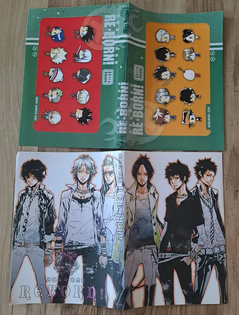 Katekyo Hitman Reborn Official First Edition Limited Mini Clear File & Appendix