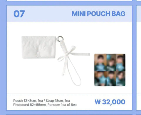 MONSTA X 10th Anniversary Pop-up MD Mini Pouch Transfer