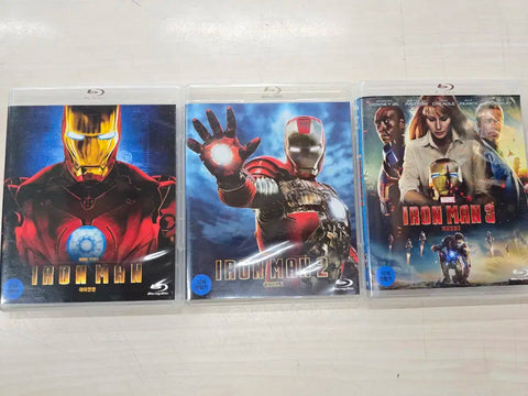 Selling Marvel SF foreign movies "Iron Man 1, 2, 3".