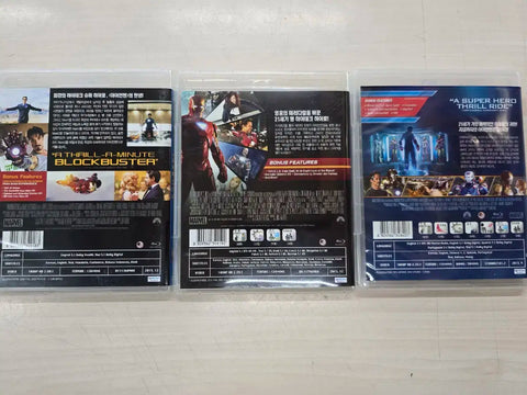 Selling Marvel SF foreign movies "Iron Man 1, 2, 3".