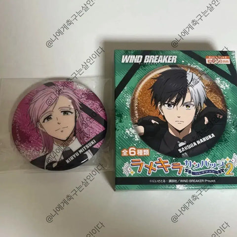 Wind Breaker Kiryu Mitsuki Suit Agent Can Badge Pin Button Goods