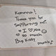 Nijisanji EN Luxiem Mysta Rias 1st Anniversary Message Card + Bonus